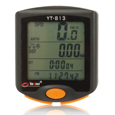 LCD Electronic Bicycle Speedometer , YT-813