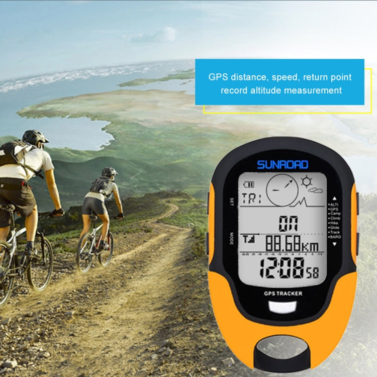 SUNROAD Multifunction LCD Digital Altimeter with Compass & Barometer & Thermometer & Hygrometer & Weather Forecast & LED Torch and Clock, Multifunction