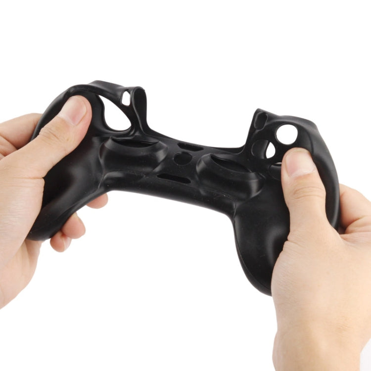 Flexible Silicone Protective Case for Sony PS4 Game Controller, Random Color Delivery