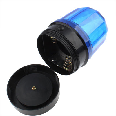 6-LED Flash Strobe Warning Light for Auto Car with Strong Magnetic Base , Blue + Black, Red + Black, Yellow + Black