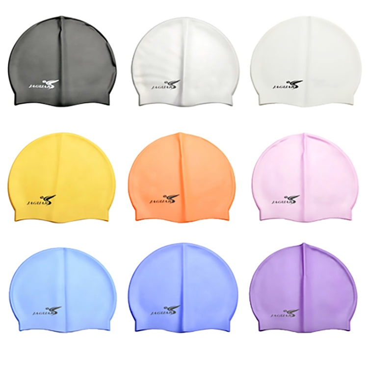 Pure Color Style Elastic Silicone Swimming Cap / Swimming Hat, SC509 Pink, SC301 White, SC306 Dark Blue, SC302 Yellow, SC309 Purple, SC601 Grey, SC208 Black, SC605 Baby Blue, SC310 Orange
