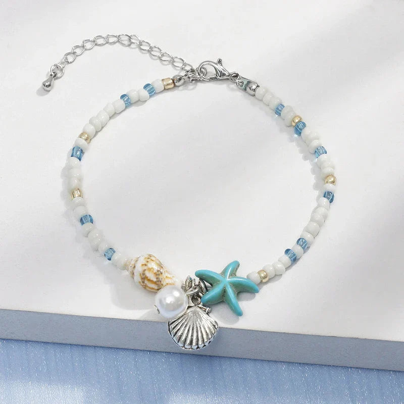 EtherealBe Bohemian Beach Bracelet with Shell Charms
