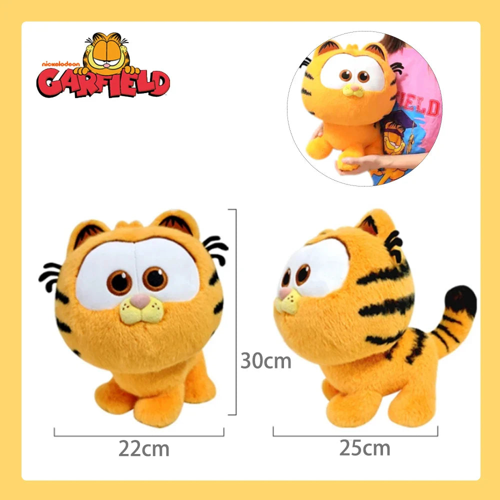 19-35cm Original GARFIELD Plush Toy Big Size Odie Fluffy Stuffed Doll The Garfield Show Cartoon Anime High Quality Birthday Gift