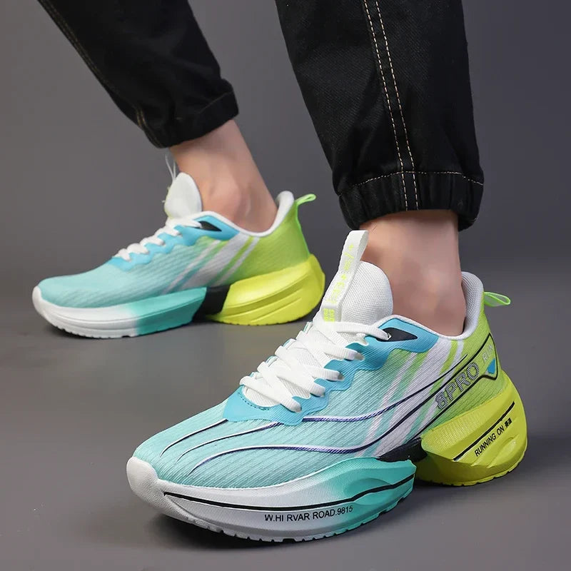 Men's Tennis Shoes Designer Fashionable Carbon Plate Sports Shoes Outdoor Soft Soled Mesh High Quality Running Shoes skateboard