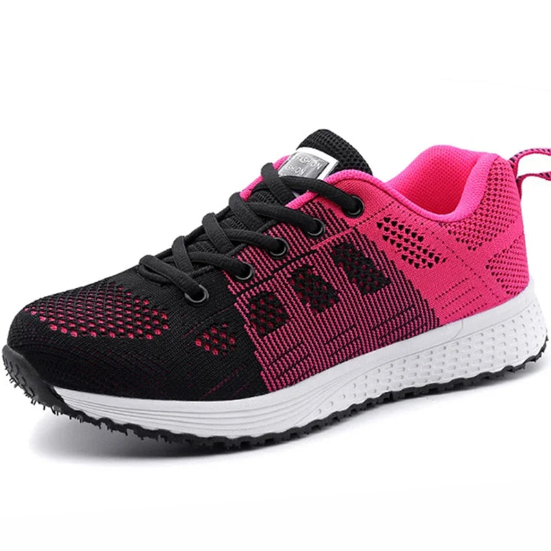 Women's Sneaker Mix Color Sneakers For Women Sports Shoes 2025 Baskets Femmes Breatherable Mesh Casual Sports Shoes Woman Flat