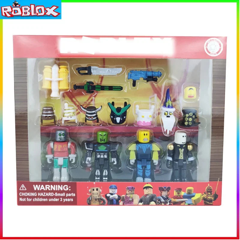 Roblox 24 Collectible Doll Series Virtual World Version 1-6 Building Blocks with Accessories Birthday Gift for Girls Kids Boys