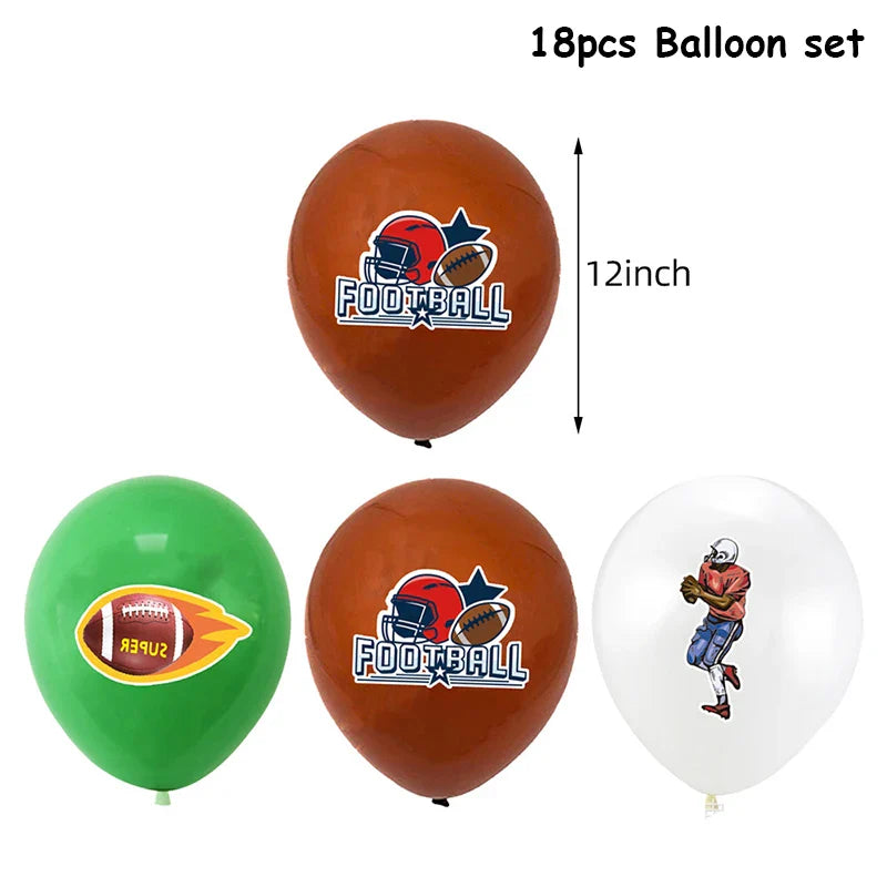 Football Disposable Party Supplies