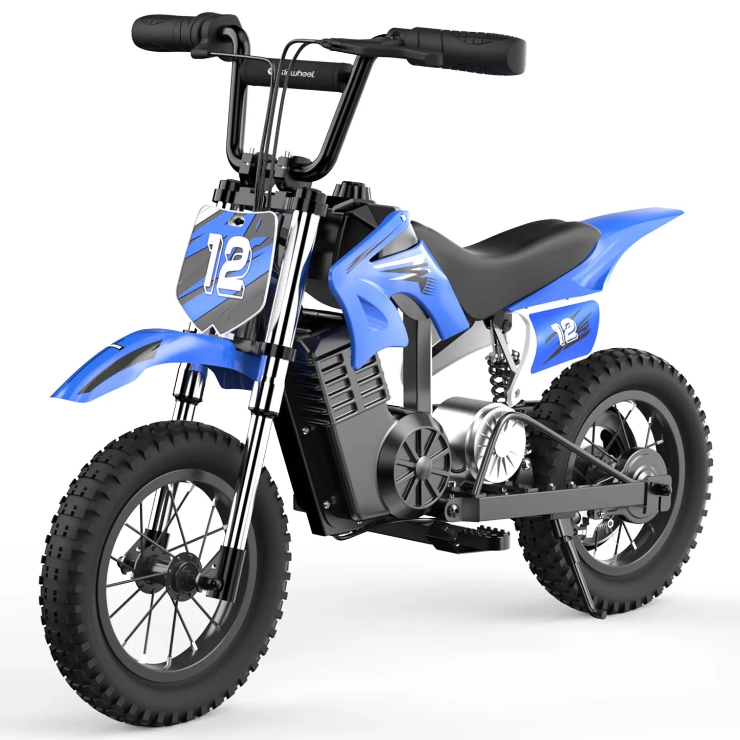 A12 Children's Electric Bicycle, 36V 5.2Ah Battery,350W Motor 12 inch inflatable tire City E-bike.