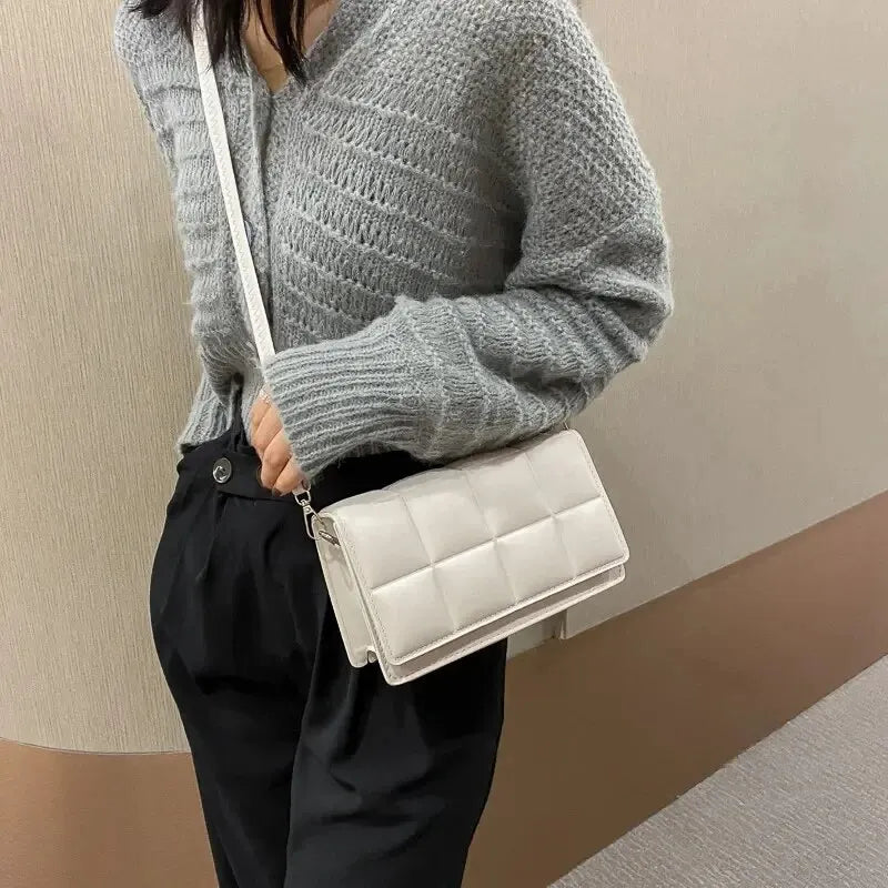Fashion Brand Designer Women Shoulder Bag, Small PU Leather Female Crossbody Bag. Trend Classic Handle Handbag Women