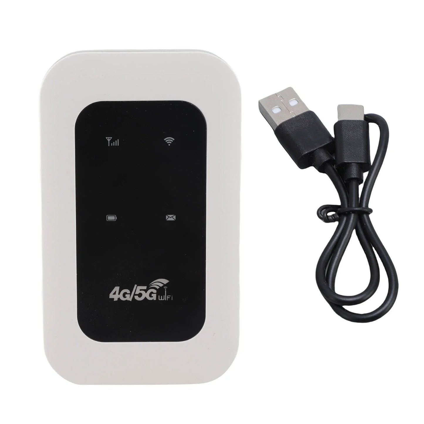 Portable 300Mbps 4G WiFi Hotspot Plug and Play Support 10 Devices Travel Mobile Hotspot with SIM Card Slot for Motorhome