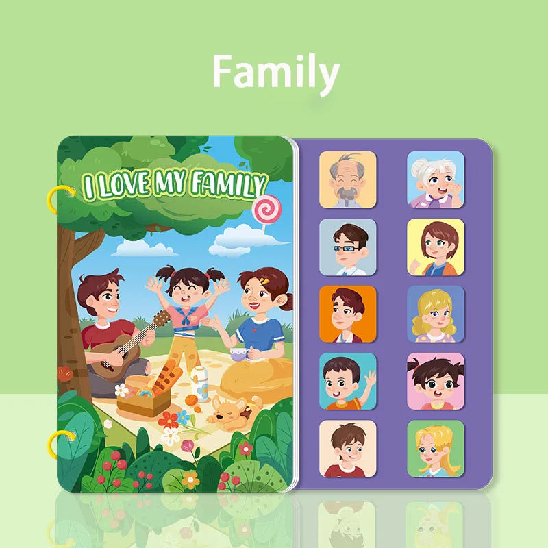 Preschool Busy Book for Toddlers Kids Early Education Montessori Toys 12 Themes Matching Quiet Books Kindergarten Learning Aids