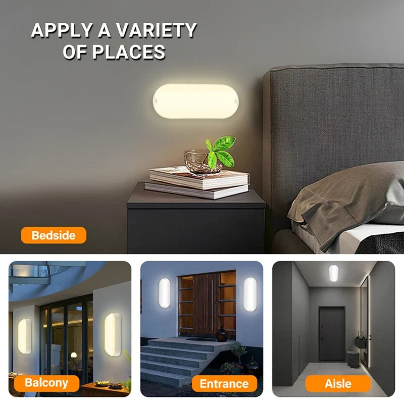 Wall Light 15W AC85-265V 3000K 4000K 6000K LED Lamps Indoor Outdoor Wall Sconce Living Room Porch Bedroom Wall Lamp
