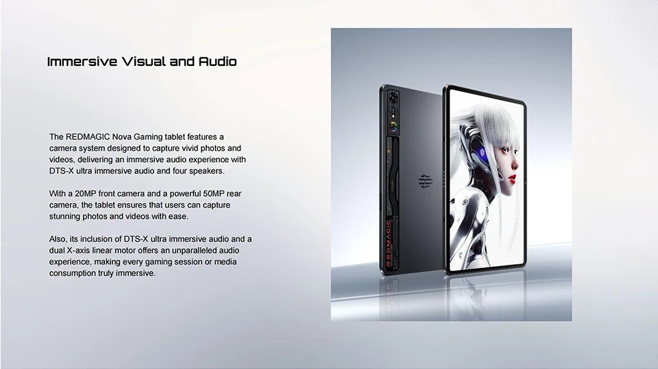 Redmagic Gaming Tablet 10.9" Snapdragon 8 Gen 3 Leading Version 10100mAh 50MP  include the charger