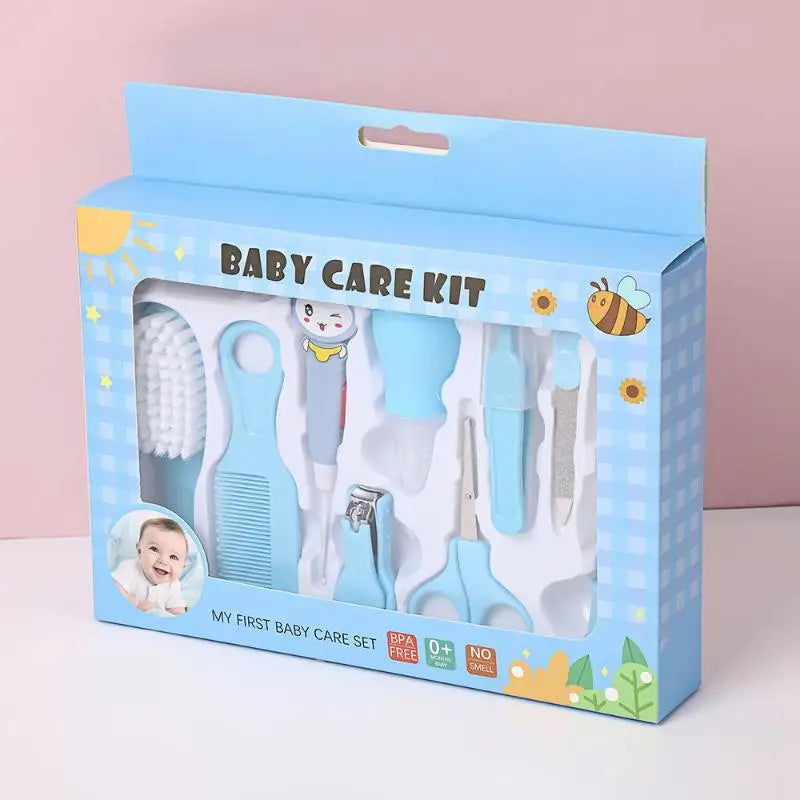 Baby Care Kit Baby Nail Clippers Nasal Aspirator Nose Cleaning Tool