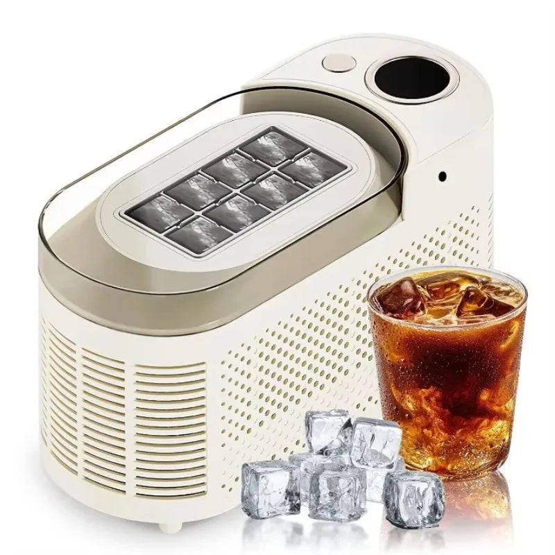 Portable Outdoor Camping Car 8 Grids DV12V Desktop Ice Maker Machine Electric Power RV Quick Freezing Bottled Water Maker