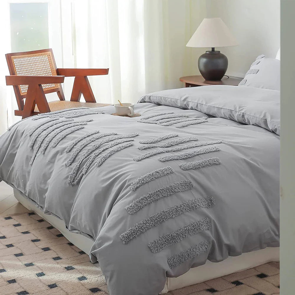 100% Cotton 3Pcs Complete Bedding Set