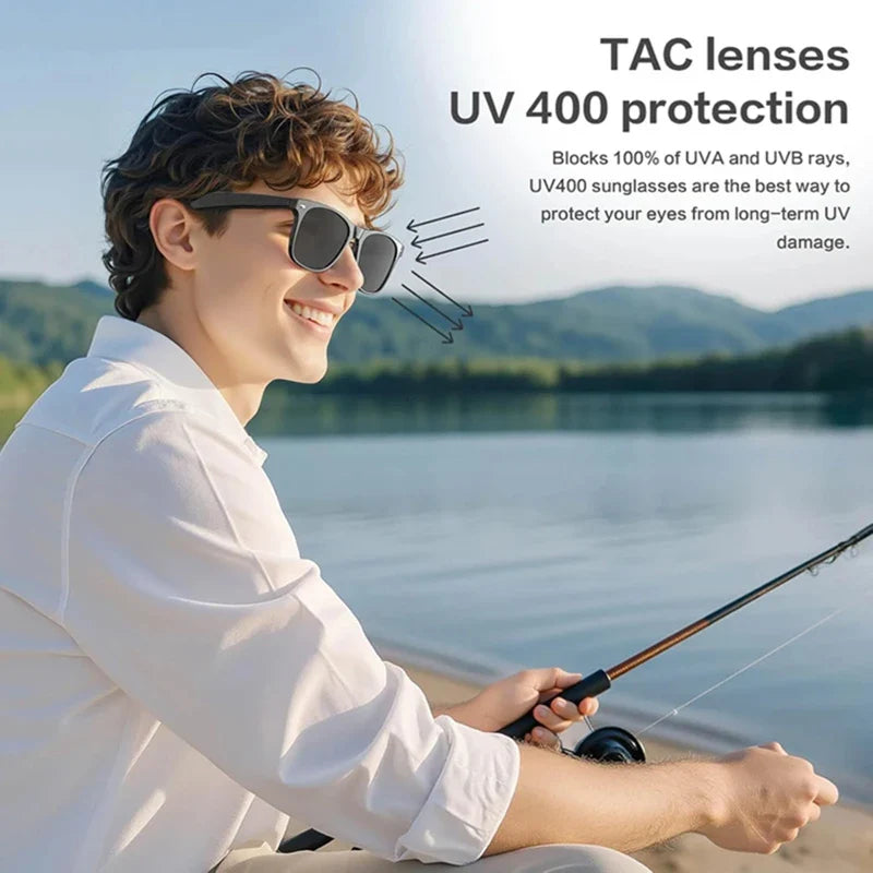 New 800W Camera AI Glasses, Men Color-Changing Smart Translation Glasses, Photo, Video Recording ,Waterproof Call Smart Sunglasses.