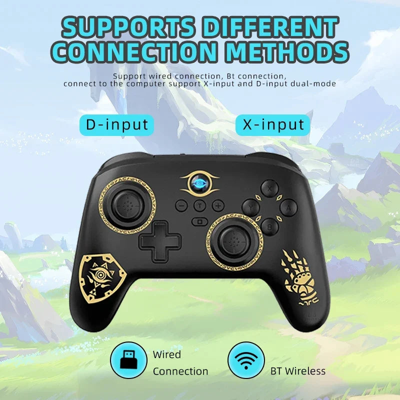 Switch Pro Gamepad Wireless Gaming Controller for Nintend Switch OLED/Lite Joystick For Steam Yuzu Controle PC