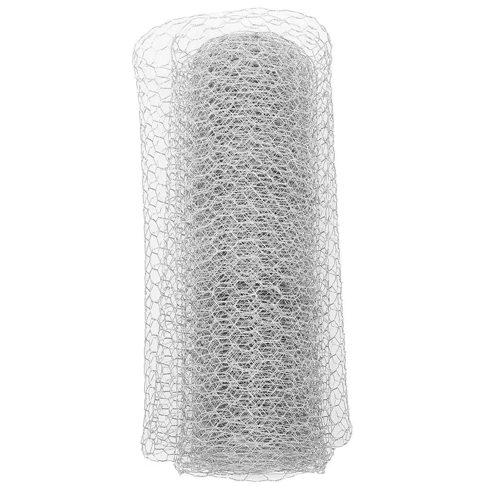 1 Roll Chicken Wire Fence Poultry Netting Garden Wire Mesh for Livestock Enclosure Outdoor DIY Projects Farm Animal Pen