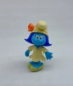 Children Play House Toy Smurf Mushroom House Doll Articulated Movable Nostalgic Animated Hand Puppet Ornaments Nostalgic Toy