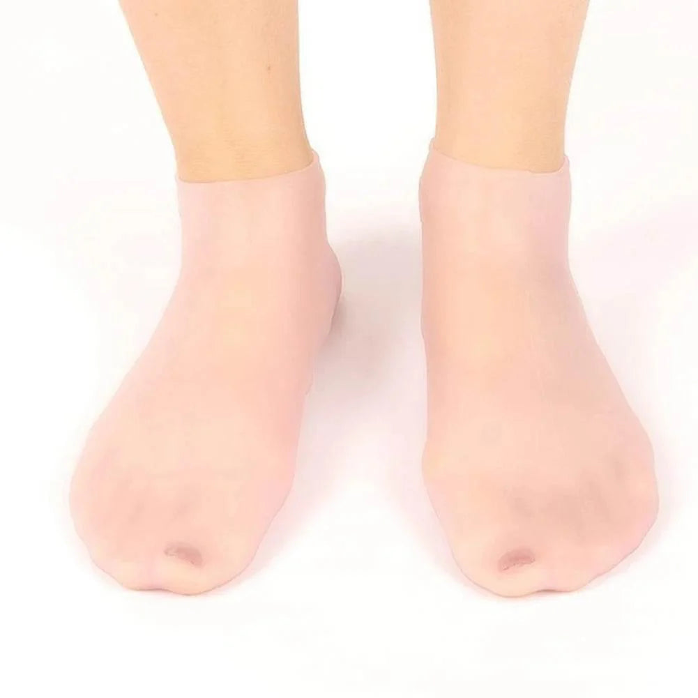 Silicone Socks Moisturizing Gel Socks Exfoliating and Preventing Dryness Spa Foot Care