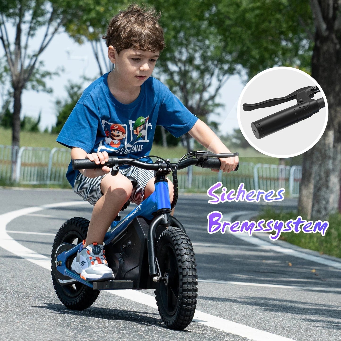 EVERCROSS Electric Balance Bike for Kids,100W Toddler Bike with12"Tires,24V4AH Electric Motorcycle,Gift Bike for 3+Boys Girls,UL