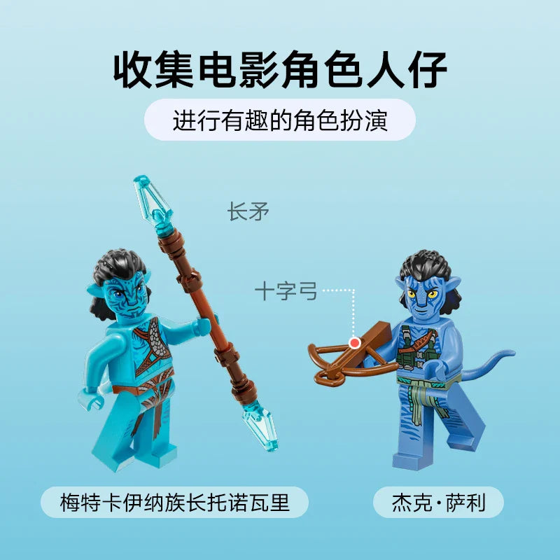 Lego Avatar 75576 Submerged Flying Fish Adventure Building Children's Day Gift Building Blocks