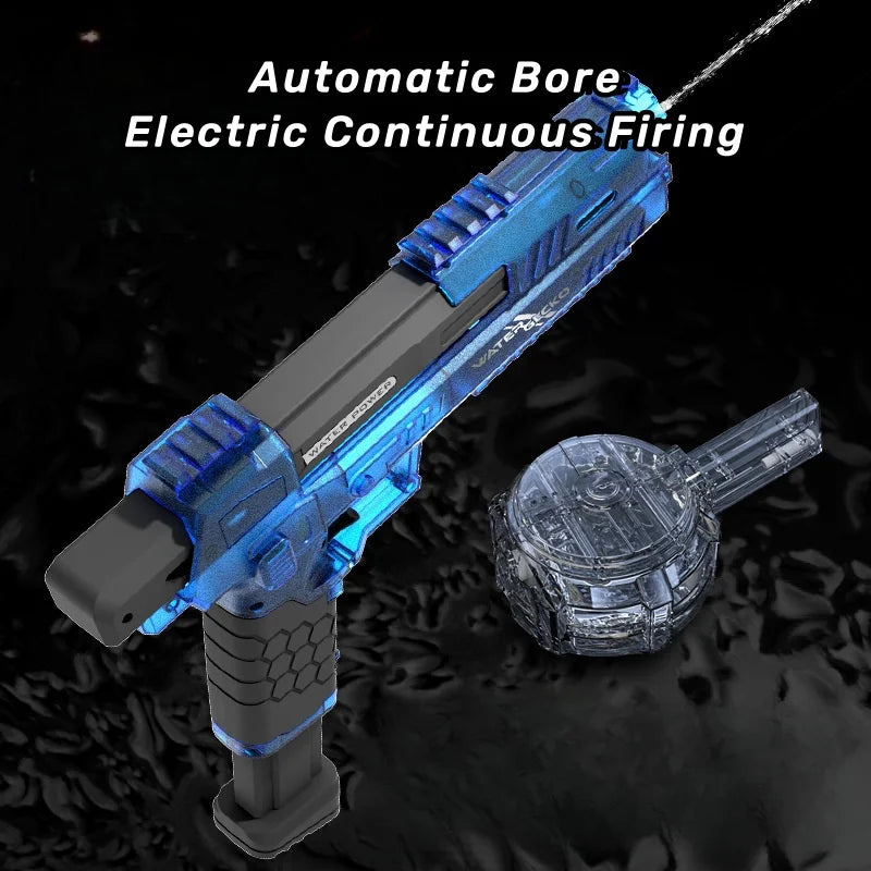 Soaker Blasters Gun For Kids Electric Water Guns Waterproof High Capacity With Drum Toy Water Squirt Summer Outdoor Toy