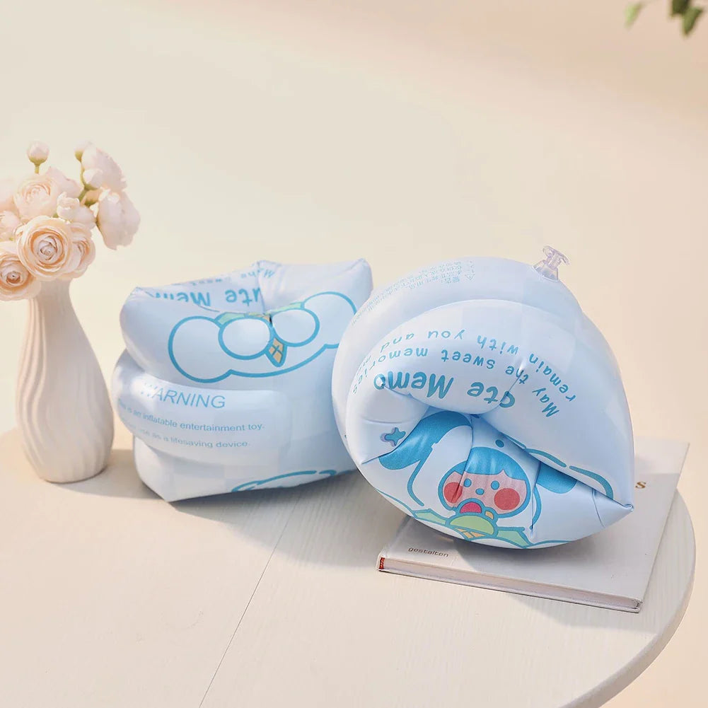 Cute Pool Floats Arm Bands Inflatable Swim Floater Sleeves Swimming Arm Float Rings for Kids Toddlers and Adults
