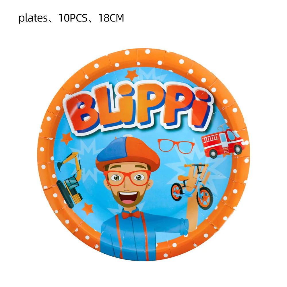 Bli-Ppi-Toy English Teacher Theme Birthday Party Decorative Disposable Tableware Set Background Balloon Banner Baby Shower Gift