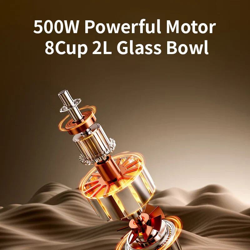 Electric Meat Grinder, 500W Food Chopper 2 Speed  Vegetable Cutter.