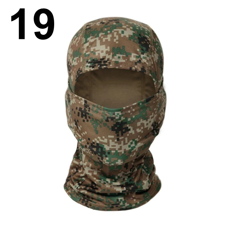 Camouflage Balaclava Full Face CS Mask Ski Cycling Hunting Head Neck
