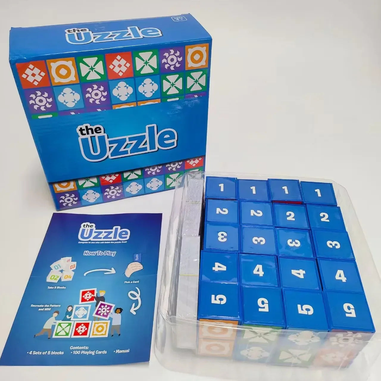 2025 NEW The Uzzle 3.0 Board Game Spatial Logic Thinking Board Games for Children and Adults Block Puzzle Matching Games