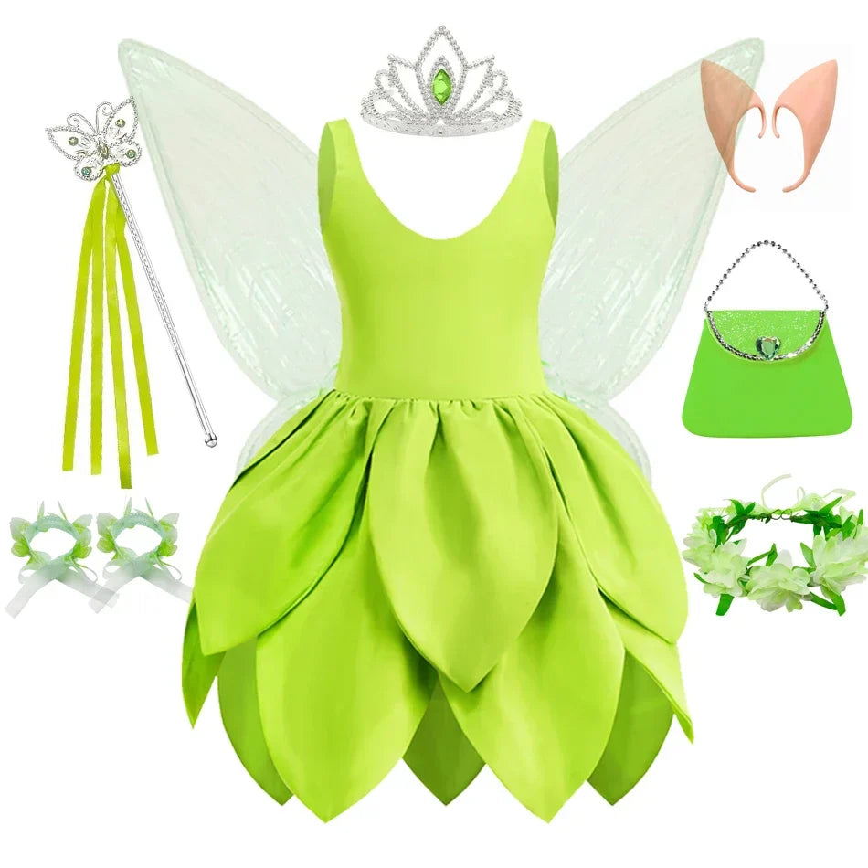 EtherealBe Kids Tinker Bell Halloween Costume Set