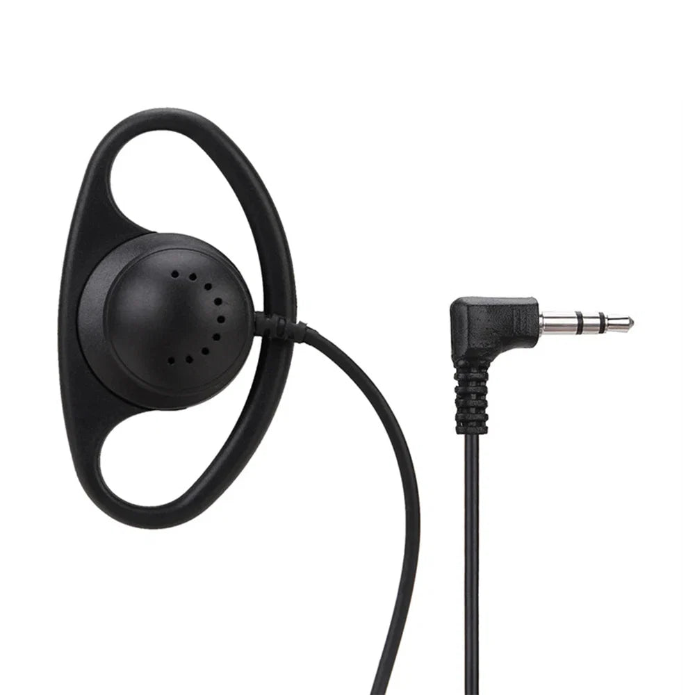 Earhook Wired Earphones Single Side Earphones Portable Headphone 3.5mm Interface Suitable For Phone PC No PTT Microphone