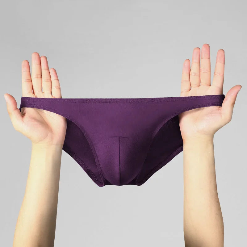 Men's underwear with a U-shaped protruding modal, thin, elastic and sexy low-waisted tight underpants