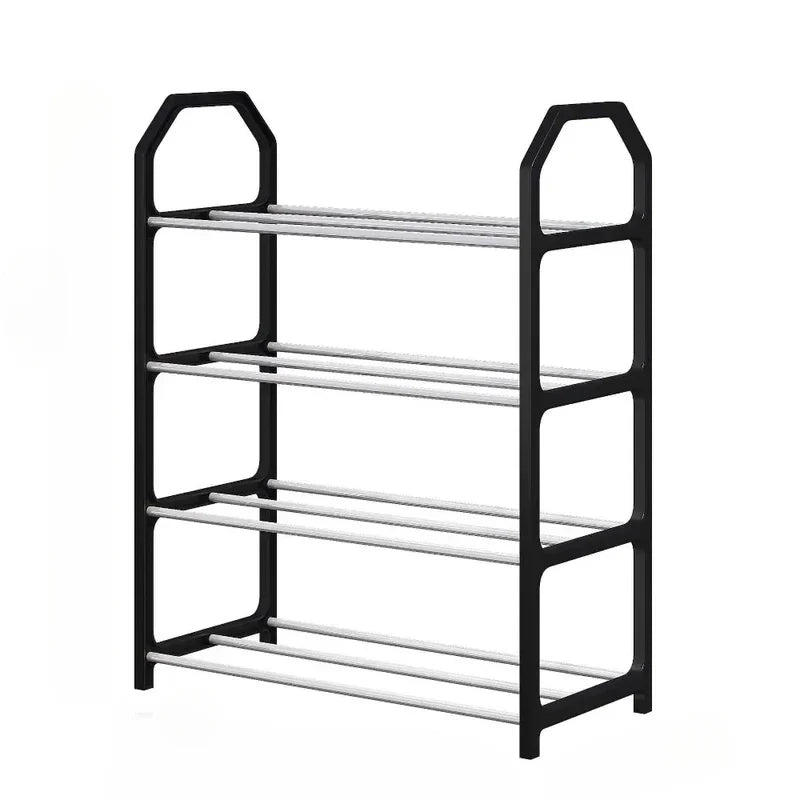 Simple Fashion Shoe Rack Trapezoidal Shoes Organizer  4-Layer