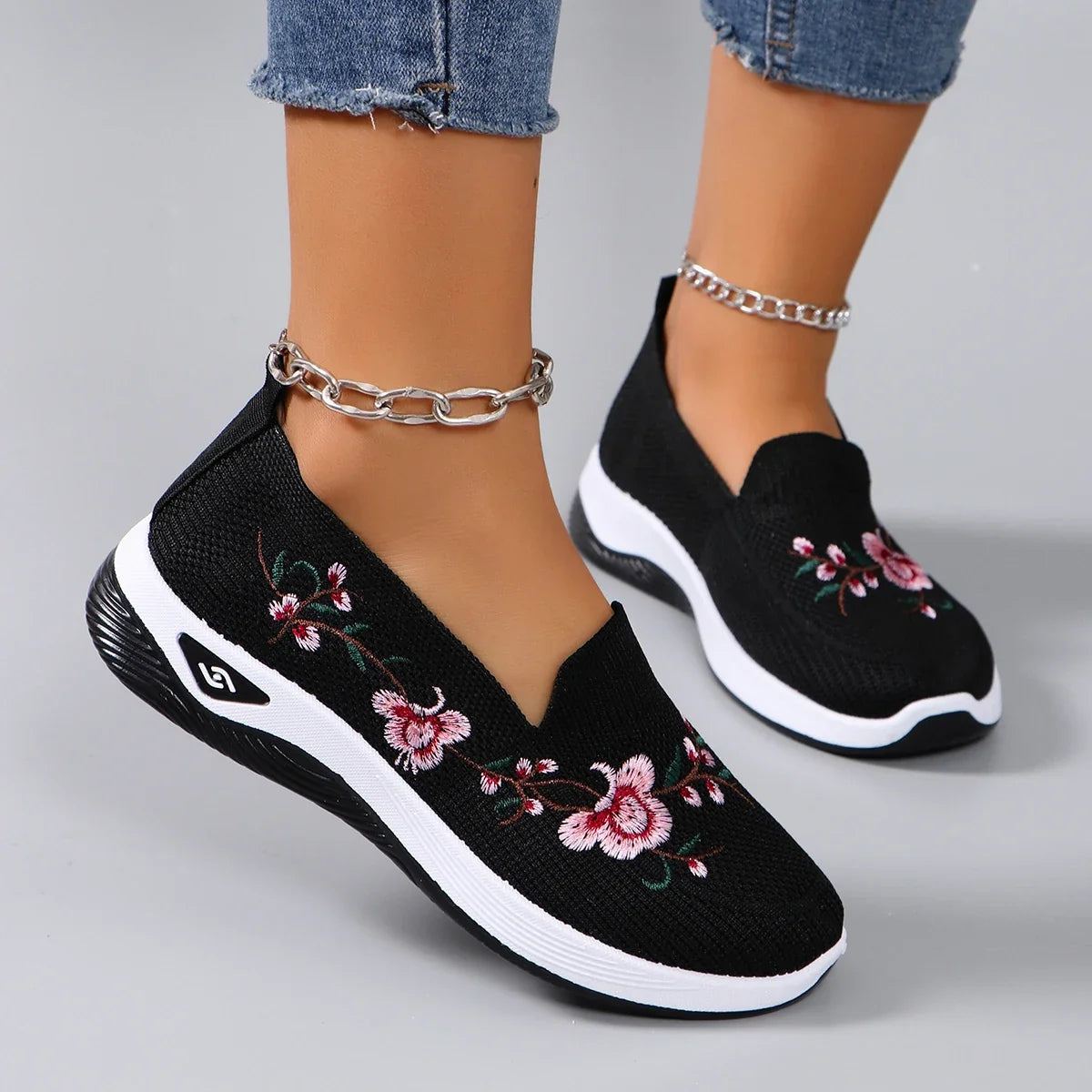 Women's summer breathable mesh flat shoes，women's shoes，casual sneakers shoes, clearance free shipping