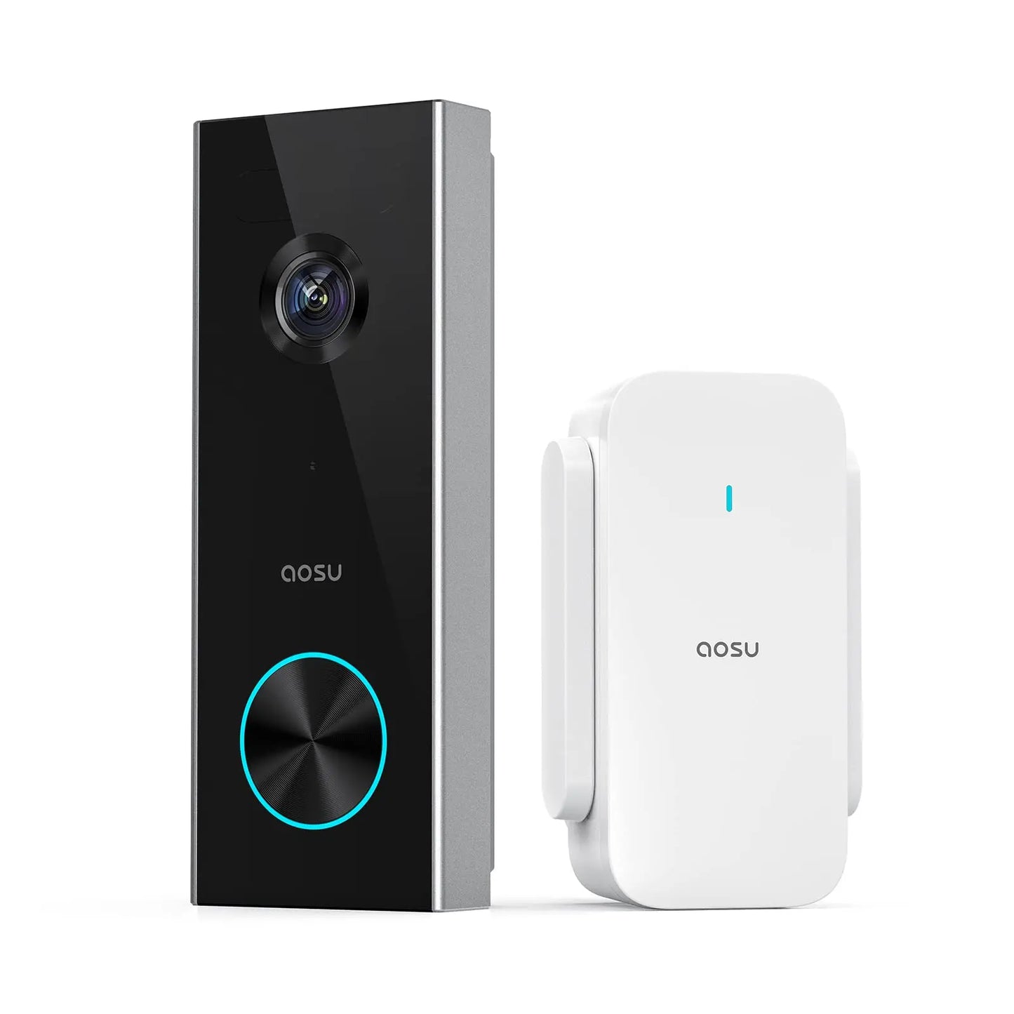 AOSU 3MP WiFi Doorbell 5000 mAh Battery Wireless Video Intercom AI Human Detection 2-way Audio Smart Door Bell Support Alexa