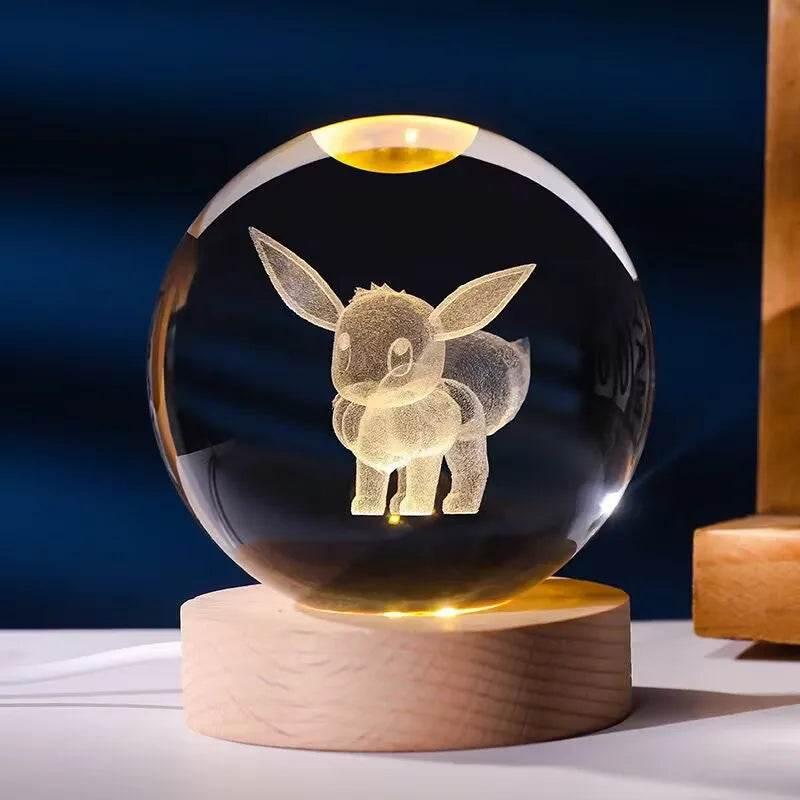 Decorative Crystal Ball 3D Figures Night Light