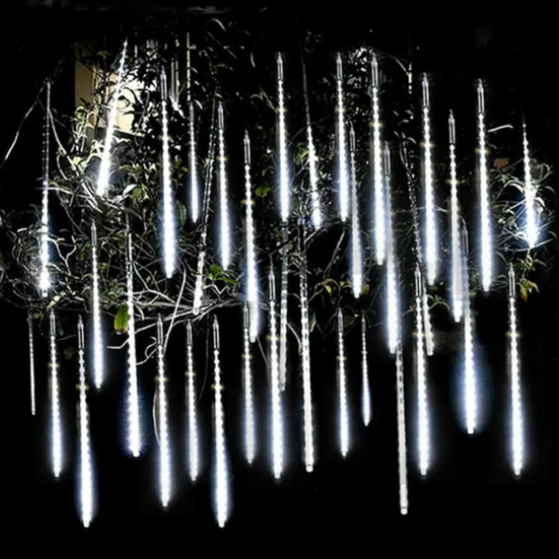 Outdoor LED Meteor Shower Lights Led Street Garland Fairy String Light Waterproof for Christmas Party Garden Holiday Decorations