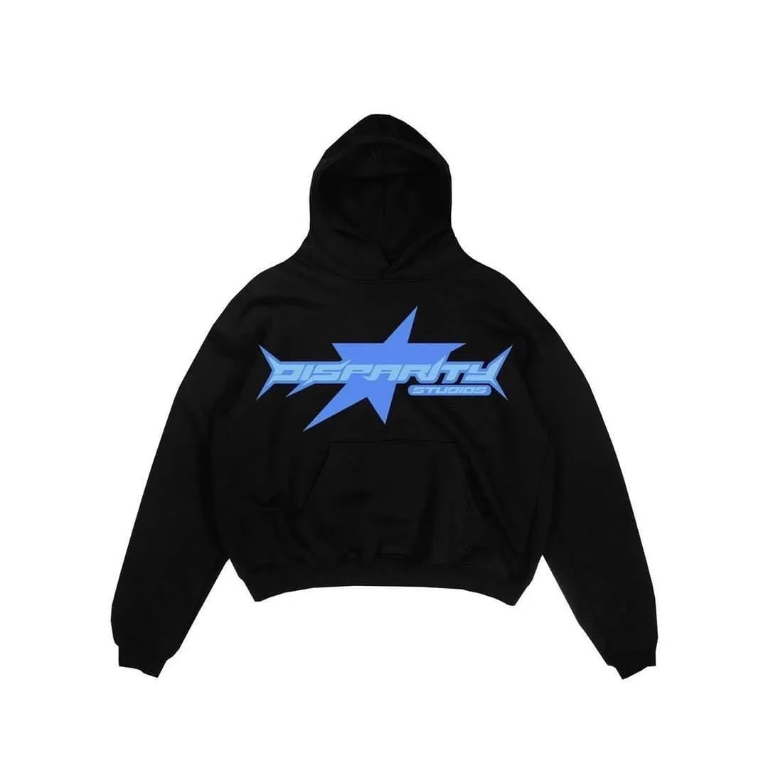 All Top Quality Personality Simple Design Zip Up Hooded Jackets Niche Fashion.
