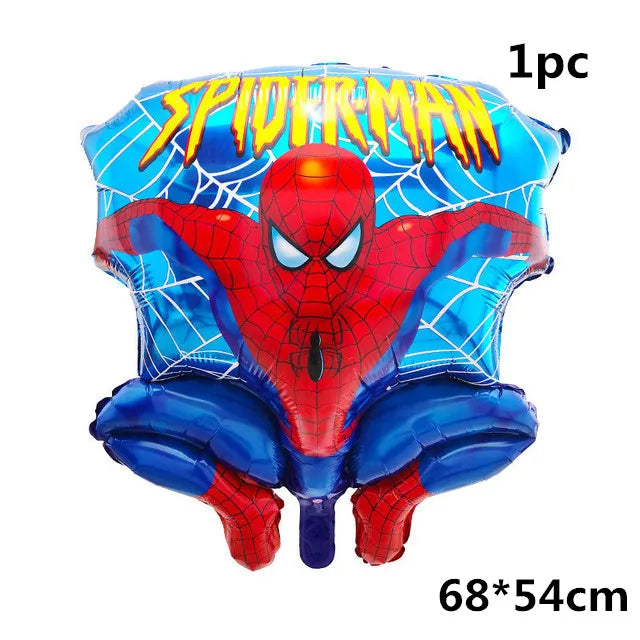 Super Hero Spiderman Foil Balloon Birthday Theme Party Decoration Baby Shower Inflatable Toy Air Globos Supplies