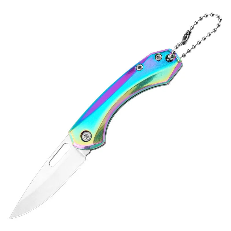 New Stainless Steel Outdoor Knife Folding Knife High Hardness Pocket Knife Sharp Portable Survival EDC Tool