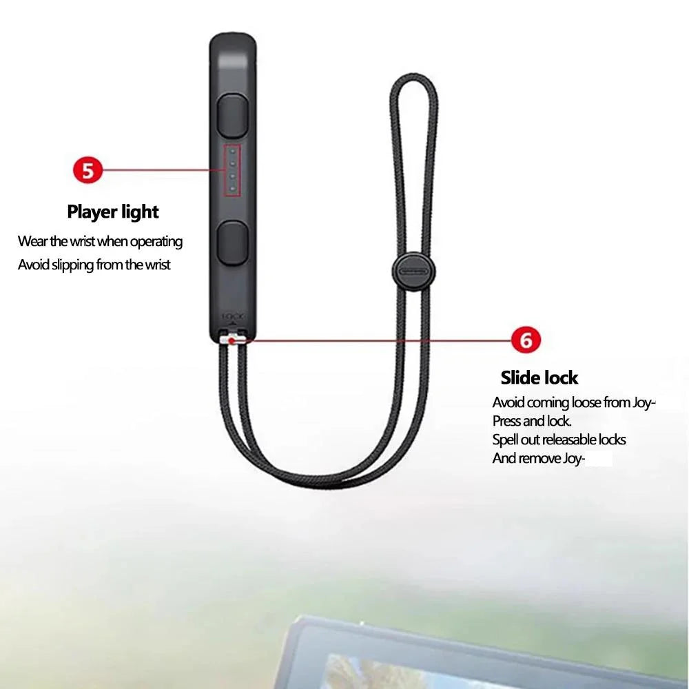 1 Pair For Nintend Switch OLED Gamepad Controller Switch Gamepad Hand Rope Game-pad Wrist Strap Laptop Video Games Accessories