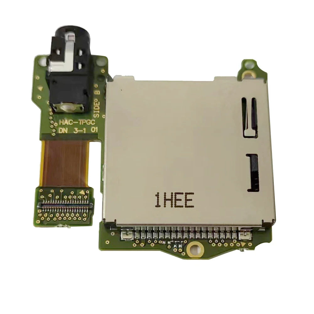 2026 Game Cartridge Socket Reader Gamepad Game Host Card Slot Board Earphone Headset Portifor Nintend Switch V1 V2 Console