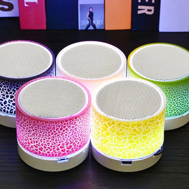 Mini Portable Wireless Bluetooth Speaker Sound Music Box Blutooth With LED Lights For PC Phone Subwoofer Bluetooth HiFi Speaker