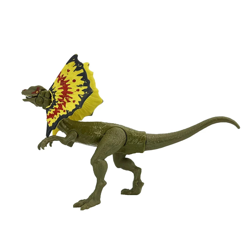 Jurassic World Dilophosaurus action figure Movie Model Animal Decoration Collect Halloween Christmas Birthday Gift Kids Dino Toy