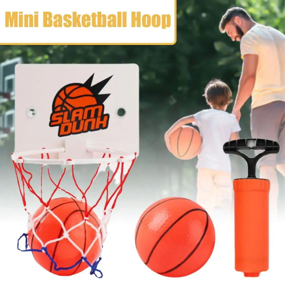 Indoor Basketball Hoop Sports Toy Fan Backboards For Kids Boys Girls Door Room Suction Cup Basketball Hoop Mini Hoop With 2 Ball