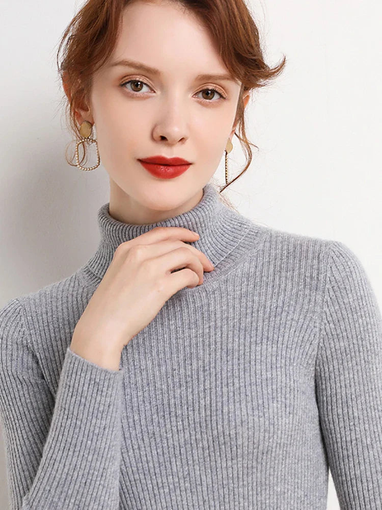 Women Fall Turtleneck Sweater, Cashmere Sweaters For Women 2025.
